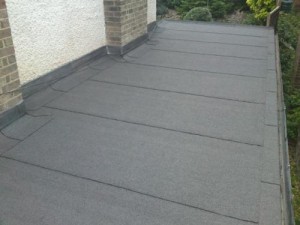 recent contract covering a new installation for felt flat roofing in nantwich